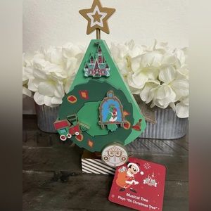 Disney Parks Holiday Musical Christmas Tree Tiki Birds Train Small World NEW